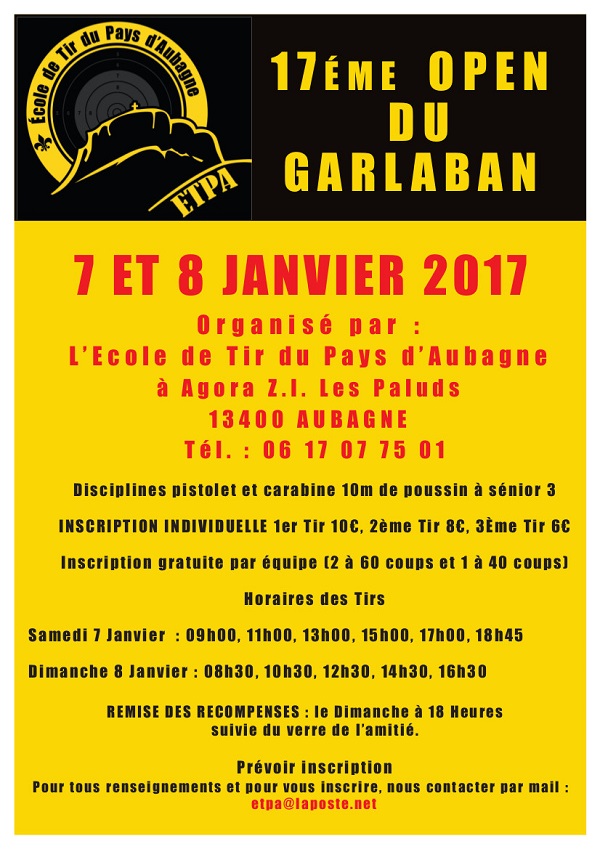 17eme Open du Garlaban